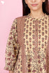 Cambric Cotton  Dress In Block Print